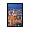POSTER VIEW OF BRATISLAVA AT NIGHT - CITIES - POSTERS