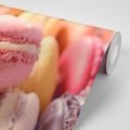 WALL MURAL COLORFUL MACARONS - WALLPAPERS FOOD AND DRINKS - WALLPAPERS