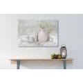 CANVAS PRINT LUXURIOUS SHABBY CHIC STILL LIFE - VINTAGE AND RETRO PICTURES - PICTURES