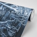 WALL MURAL GAS TURBINE ENGINE - WALLPAPERS CARS - WALLPAPERS