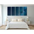 5-PIECE CANVAS PRINT BEAUTIFUL MILKY WAY AMONG THE STARS - PICTURES OF SPACE AND STARS - PICTURES