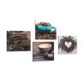 CANVAS PRINT SET THE SMELL OF GOOD COFFEE - SET OF PICTURES - PICTURES