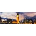 CANVAS PRINT LONDON BIG BEN AT NIGHT - PICTURES OF CITIES - PICTURES