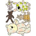 DECORATIVE WALL STICKERS TEDY BEARS - FOR CHILDREN - STICKERS