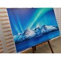 CANVAS PRINT ARCTIC POLAR LIGHTS - PICTURES OF NATURE AND LANDSCAPE - PICTURES