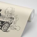 WALLPAPER TRUCK IN RETRO DESIGN - WALLPAPERS VINTAGE AND RETRO - WALLPAPERS