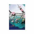 POSTER TREE BRANCHES UNDER THE FULL MOON - FLOWERS - POSTERS