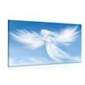 CANVAS PRINT IMAGE OF AN ANGEL IN THE CLOUDS - PICTURES OF ANGELS - PICTURES