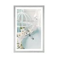 POSTER WITH MOUNT ROMANTIC STILL LIFE IN VINTAGE STYLE - VINTAGE AND RETRO - POSTERS