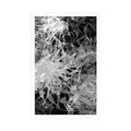 POSTER BLACK AND WHITE ABSTRACT ART - BLACK AND WHITE - POSTERS
