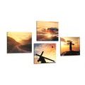 CANVAS PRINT SET HARMONY OF THE HEAVENLY KINGDOM - SET OF PICTURES - PICTURES