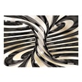 PHOTO WALLPAPER BLACK & WHITE VORTEX - ABSTRACT WALLPAPERS - WALLPAPERS