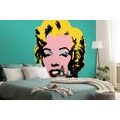 WALLPAPER ICONIC MARILYN MONROE IN POP ART DESIGN - POP ART WALLPAPERS - WALLPAPERS