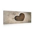 CANVAS PRINT SYMBOL OF LOVE - PICTURES OF NATURE AND LANDSCAPE - PICTURES