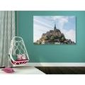 CANVAS PRINT MONT-SAINT-MICHEL CASTLE - PICTURES OF CITIES - PICTURES