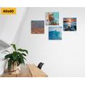 CANVAS PRINT SET CHARMING SEASCAPE - SET OF PICTURES - PICTURES