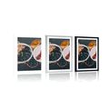 POSTER WITH MOUNT TASTY MUESLI VARIATIONS - WITH A KITCHEN MOTIF - POSTERS