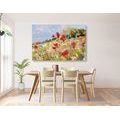 CANVAS PRINT PAINTED POPPIES IN A MEADOW - PICTURES FLOWERS - PICTURES