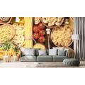 WALL MURAL PASTA VARIATIONS - WALLPAPERS FOOD AND DRINKS - WALLPAPERS