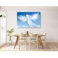 CANVAS PRINT IMAGE OF AN ANGEL IN THE CLOUDS - PICTURES OF ANGELS - PICTURES
