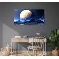 CANVAS PRINT FANTASY LANDSCAPE - PICTURES OF SPACE AND STARS - PICTURES