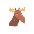 POSTER CUTE REINDEER WITH INDIAN FEATHERS - ANIMALS - POSTERS