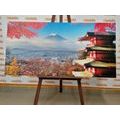 CANVAS PRINT AUTUMN IN JAPAN - PICTURES OF CITIES - PICTURES