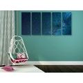 5-PIECE CANVAS PRINT BEAUTIFUL MILKY WAY AMONG THE STARS - PICTURES OF SPACE AND STARS - PICTURES