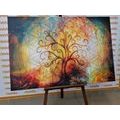 CANVAS PRINT TREE WITH FLOWER OF LIFE - PICTURES FENG SHUI - PICTURES
