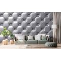 WALLPAPER ANTHRACITE LEATHER ELEGANCE - WALLPAPERS WITH IMITATION OF LEATHER - WALLPAPERS
