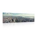 CANVAS PRINT VIEW OF THE CHARMING CENTER OF NEW YORK CITY - PICTURES OF CITIES - PICTURES