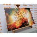 CANVAS PRINT TREE OF LIFE WITH SPACE ABSTRACTION - PICTURES FENG SHUI - PICTURES