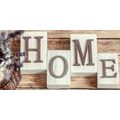 CANVAS PRINT THE LETTERS HOME - PICTURES WITH INSCRIPTIONS AND QUOTES - PICTURES