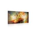 CANVAS PRINT TREE OF LIFE WITH SPACE ABSTRACTION - PICTURES FENG SHUI - PICTURES