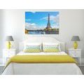 CANVAS PRINT BEAUTIFUL PANORAMA OF PARIS - PICTURES OF CITIES - PICTURES