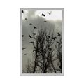 POSTER FLOCK OF CROWS - NATURE - POSTERS