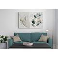 CANVAS PRINT BOHO PLANTS IN A CIRCLE - PICTURES OF TREES AND LEAVES - PICTURES