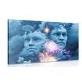 CANVAS PRINT VIRTUAL MIND - ABSTRACT PICTURES - PICTURES