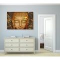 CANVAS PRINT SMILING BUDDHA - PICTURES FENG SHUI - PICTURES