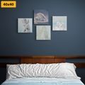 CANVAS PRINT SET HEAVENLY HARMONY - SET OF PICTURES - PICTURES