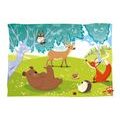 SELF ADHESIVE WALLPAPER FOREST ANIMALS - WALLPAPERS