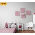 CANVAS PRINT SET MAGICAL FAIRY - SET OF PICTURES - PICTURES