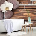 WALL MURAL WELLNESS STONES ON WOOD - WALLPAPERS FENG SHUI - WALLPAPERS