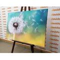 CANVAS PRINT MAGICAL DANDELION - PICTURES FLOWERS - PICTURES