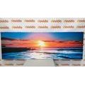 CANVAS PRINT ROMANTIC SUNSET - PICTURES OF NATURE AND LANDSCAPE - PICTURES