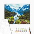 PAINT BY NUMBERS PICTURESQUE ALPS - NATURE - PAINTING BY NUMBERS