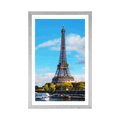 POSTER WITH MOUNT BEAUTIFUL PANORAMA OF PARIS - CITIES - POSTERS