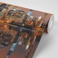 WALL MURAL REFLECTION OF MANHATTAN IN THE WATER - WALLPAPERS CITIES - WALLPAPERS