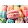 WALL MURAL COLORFUL MACARONS - WALLPAPERS FOOD AND DRINKS - WALLPAPERS
