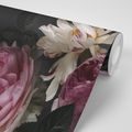 WALL MURAL BOUQUET OF FLOWERS IN A CLOSE-UP - WALLPAPERS FLOWERS - WALLPAPERS